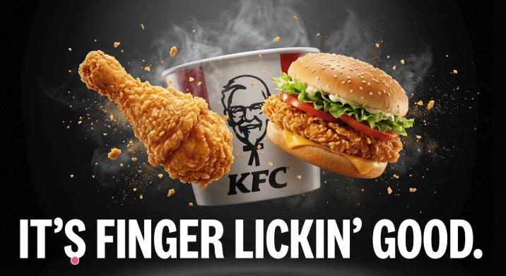 KFC Food 3D Action Advertisement