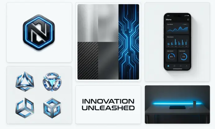 A professional mood board concept generated instantly by Z-Image Turbo.