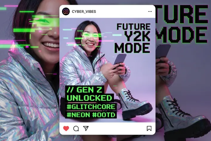 A vibrant social media graphic with a Gen Z aesthetic created by Z-Image AI Generator.