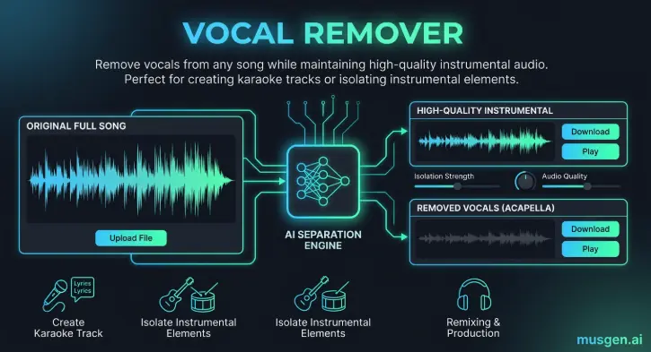 Vocal Remover feature preview image