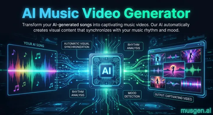 AI Music Video Generator feature preview image