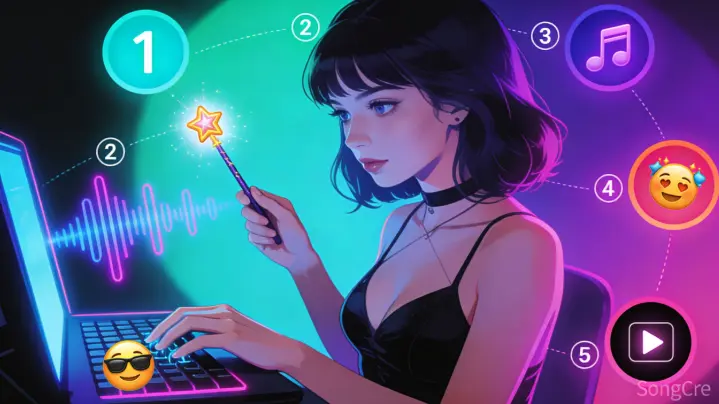 Bold advantages with neon effects