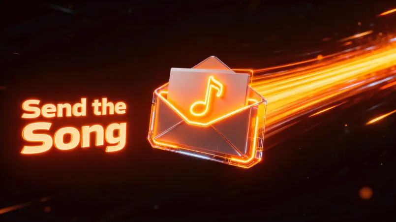 Send the Song feature by AI Song Maker