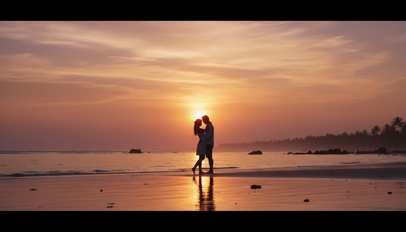 Video maker with photos and music for romantic moments.