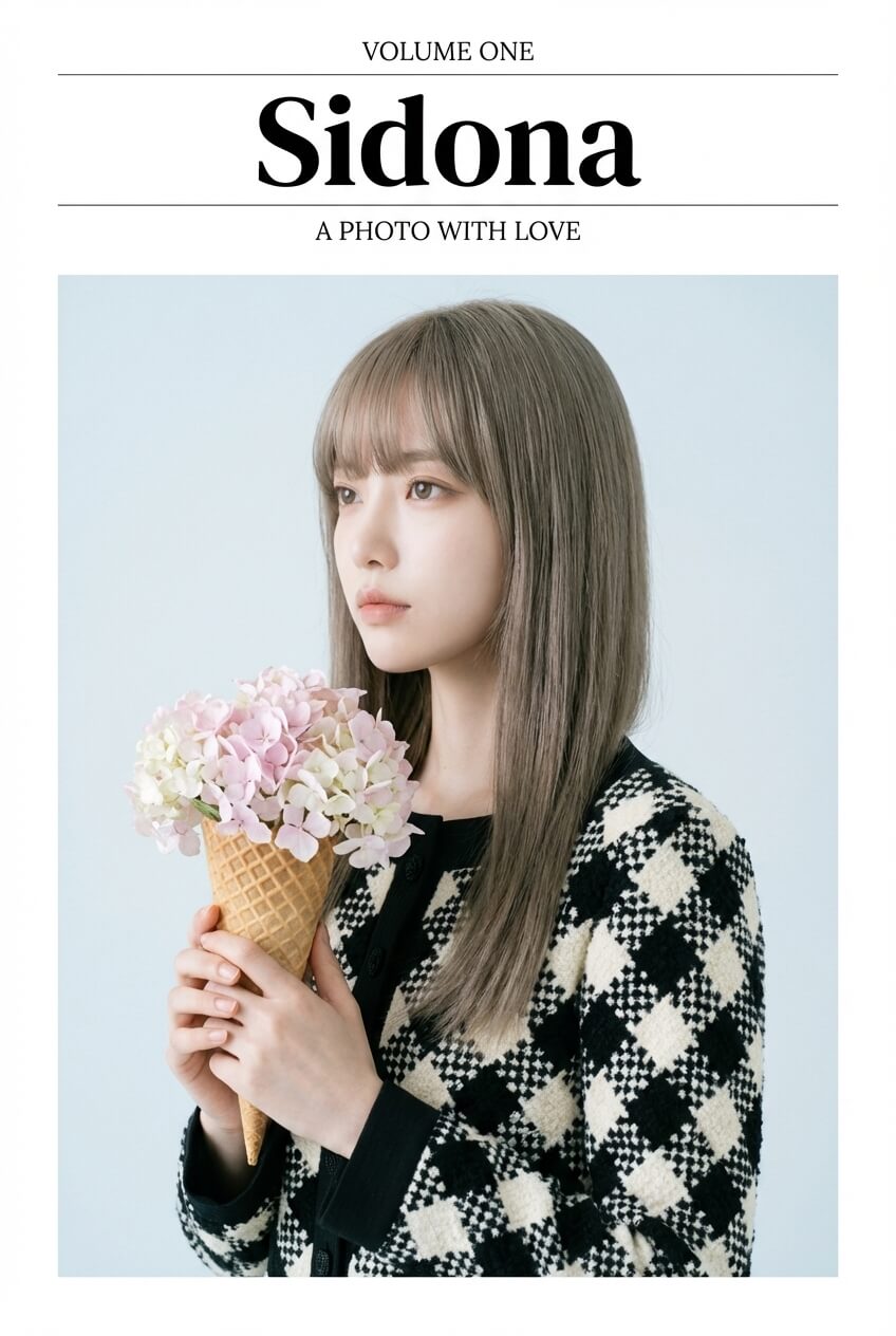 Minimal Floral Portrait · KINFOLK-Style Editorial Cover