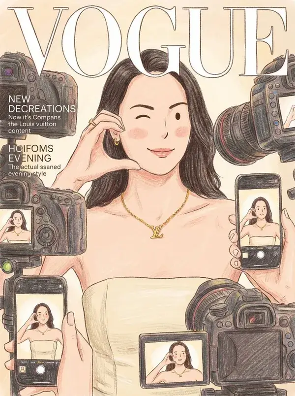 Magazine includes children's drawings