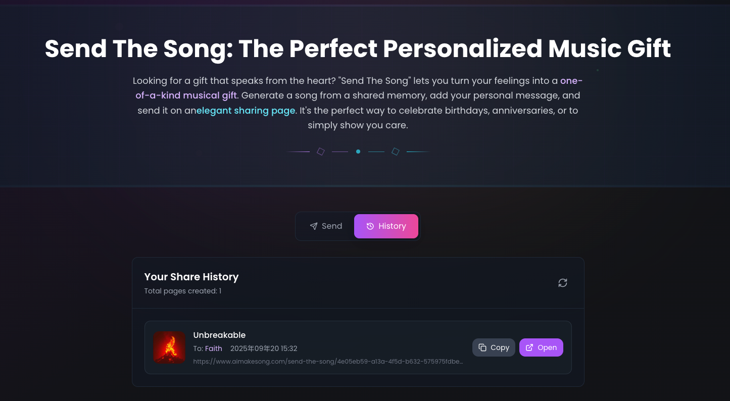Send The Song