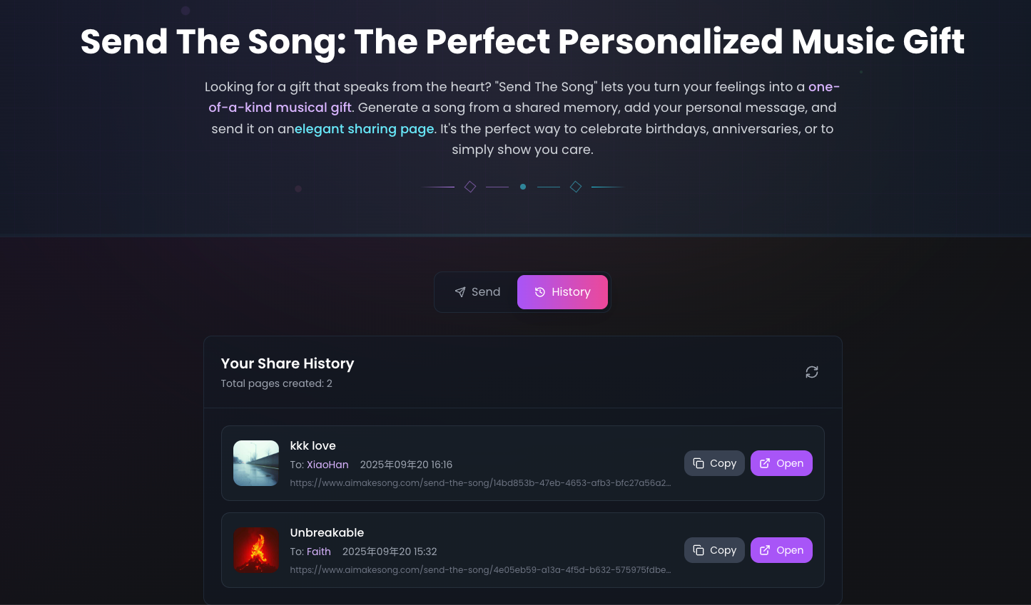 Send The Song