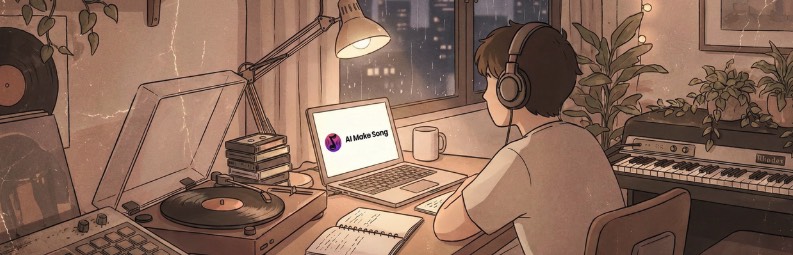 create Lofi beats using AIMakeSong